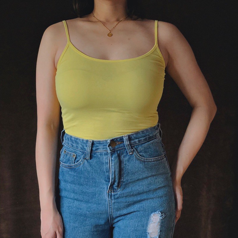 yellow tank top forever 21