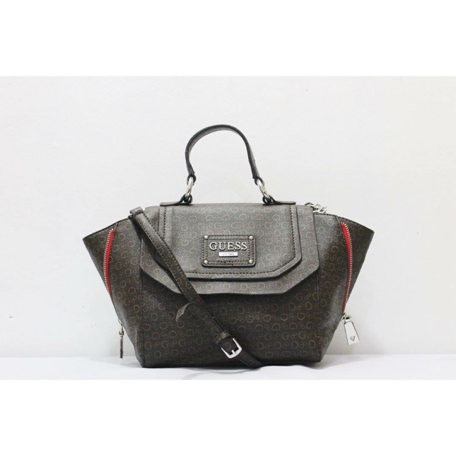 guess top handle bags