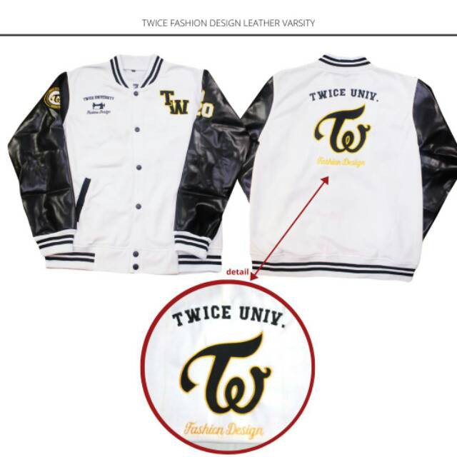 Jacket Twice University Twice Varsity Jacket Twice University Varsity Jacket Shopee Philippines