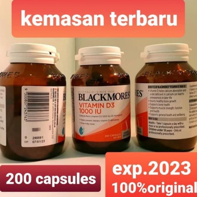 Vitamin- Vitamin D3,, Blackmores Vitamin D3 1000ui Contents 200 Tablets ...