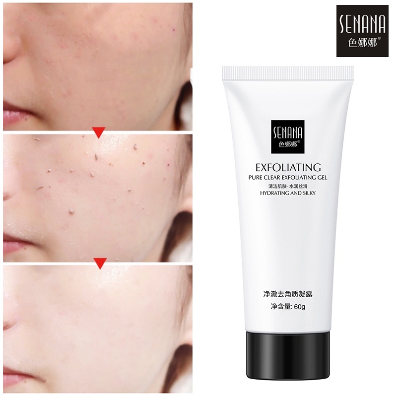 SENANA Facial Scrub Whitening Face Exfoliator pagtuklap ng mukha