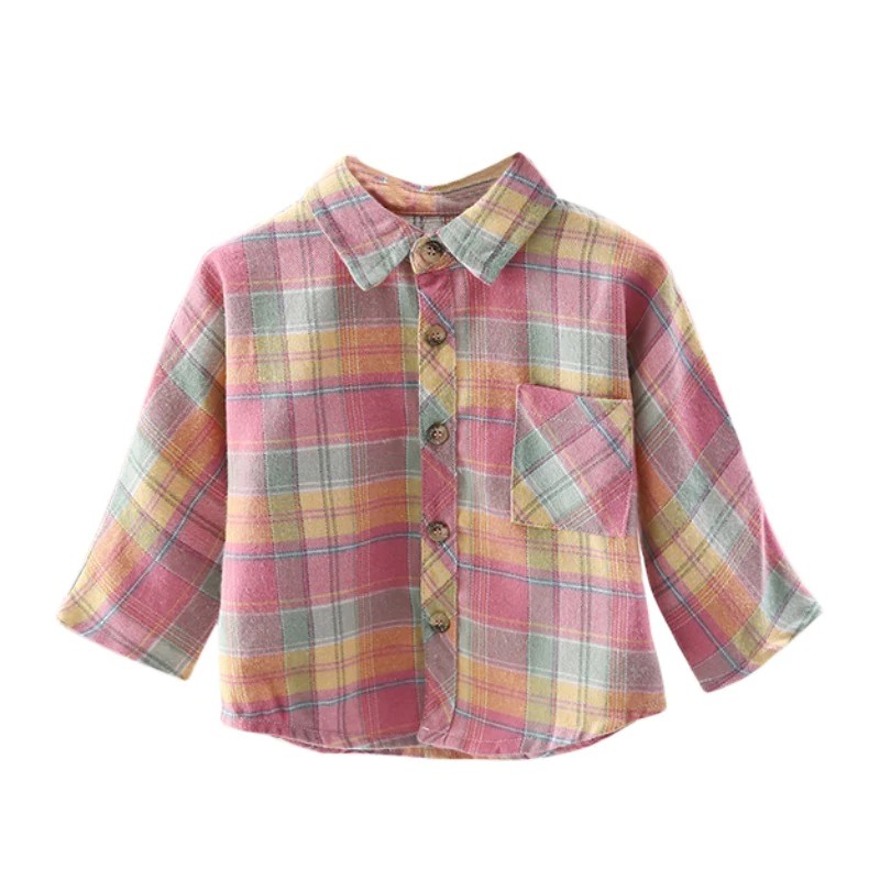 plaid shirt baby girl