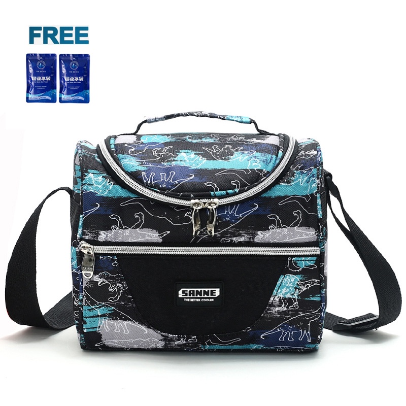 7L Thermal Cooler Lunch Bag For Kids Men Women Work School Bento Picnic Insulated Bag