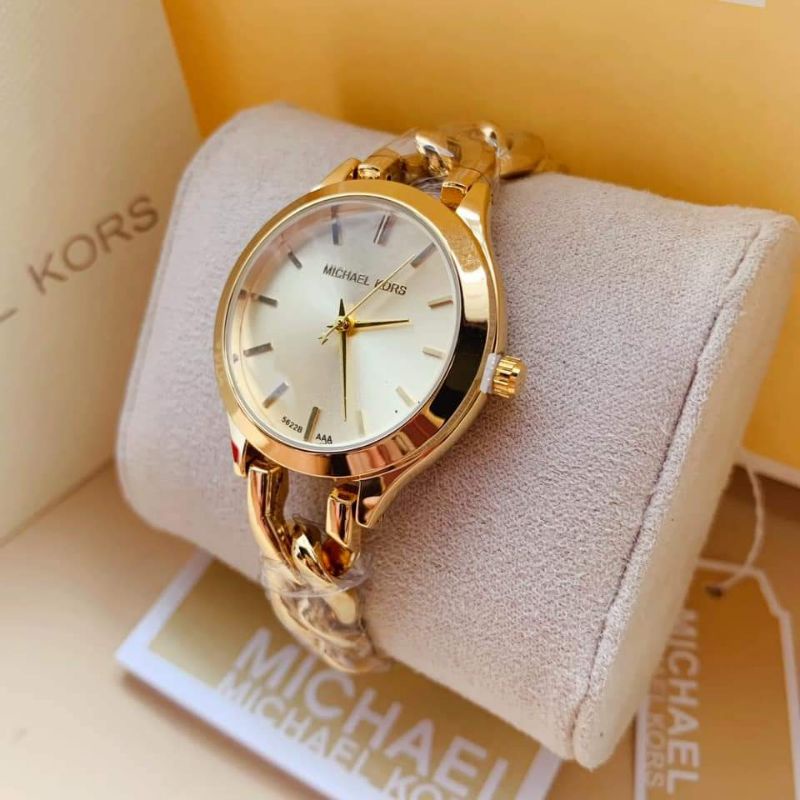 Michael Kors MK Twisted Watch Lady for Women Accessories watch Stainless  Fashion Runaway Chain Watch | Shopee Philippines