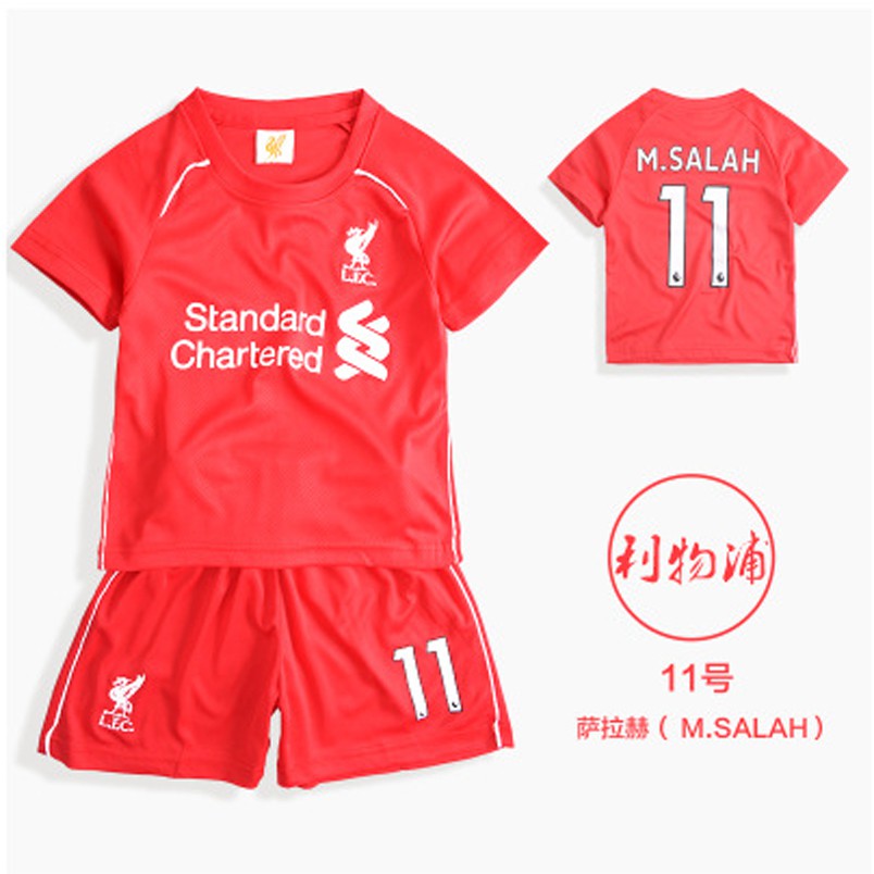 liverpool soccer uniform