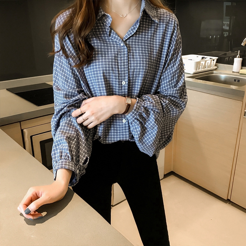 chequered shirt dress