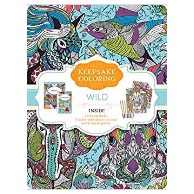 Download Keepsake Coloring Wild Adult Coloring Book Shopee Philippines