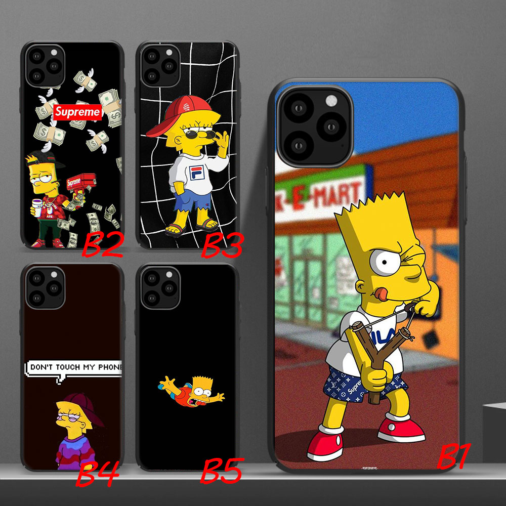 Iphone 11 Pro Max Xs Max Xr X 8 7 6s 6 Plus Se Phone Case Bart Simpson Shopee Philippines