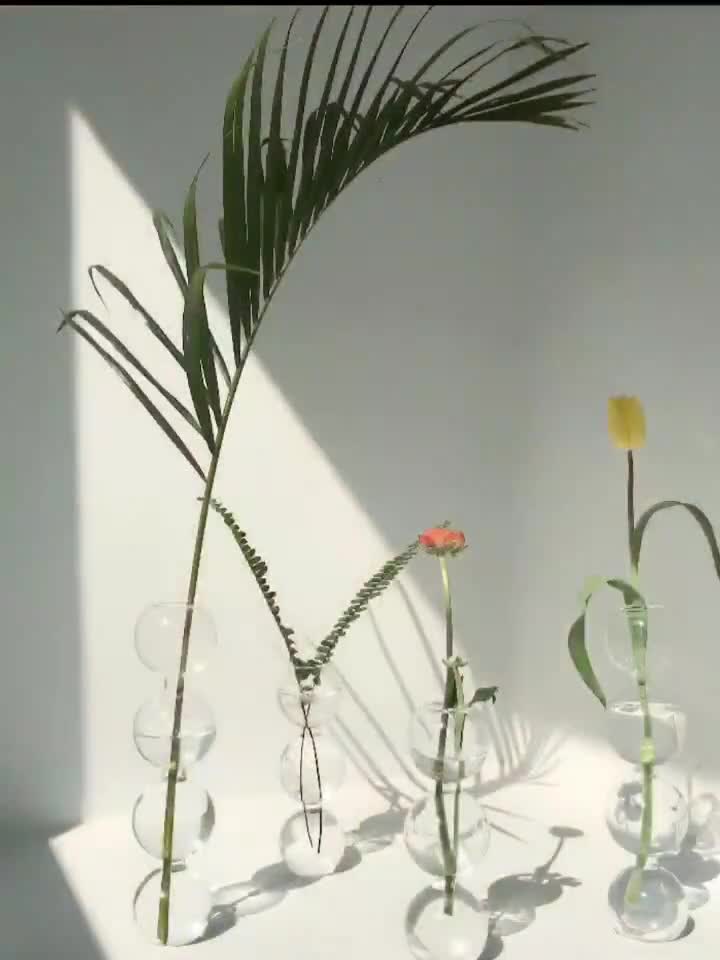 Spain valaria vase bubble flower arrangement hydroponic