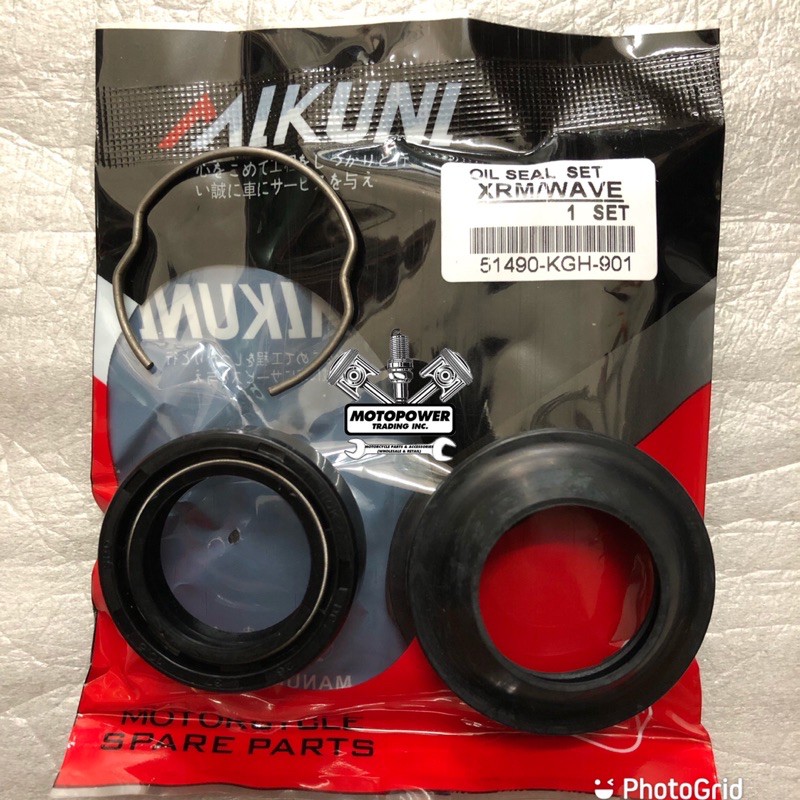 Front Fork Oil Seal Set XRM/WAVE/MIO (26X37X10.5) | Shopee Philippines