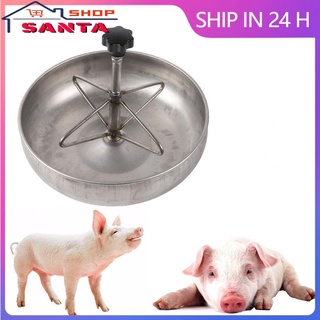 ✇Piglet Feeding Sow Milk Trough Pig Feeder Bowl 25*6cm Stainless Steel Livestock Fodder