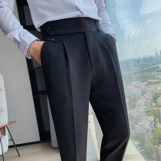 Korean Version Handsome Men's Casual Pants Solid Color Trousers Wear Comfortable Fabric Good【J1270】 #2