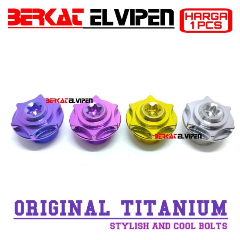 Titanium Bolts Oil Cap Engine Beat Scoopy Spacy Genio Vario Pcx Local 150 160 Adv Shopee Philippines