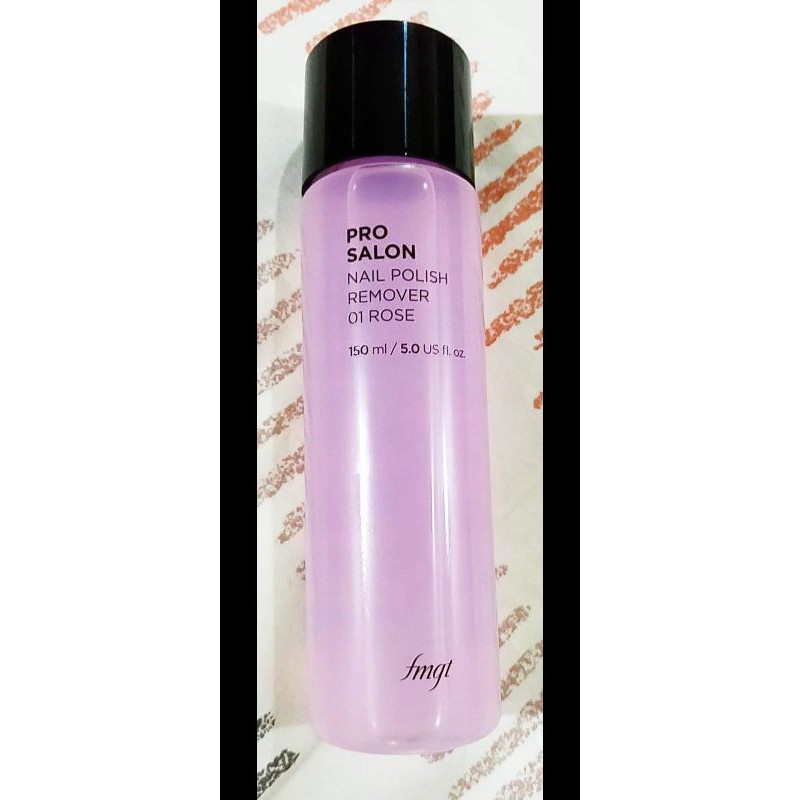 The Face Shop Pro Salon Nail Polish Remover (ROSE Scent) 150ml | Shopee  Philippines