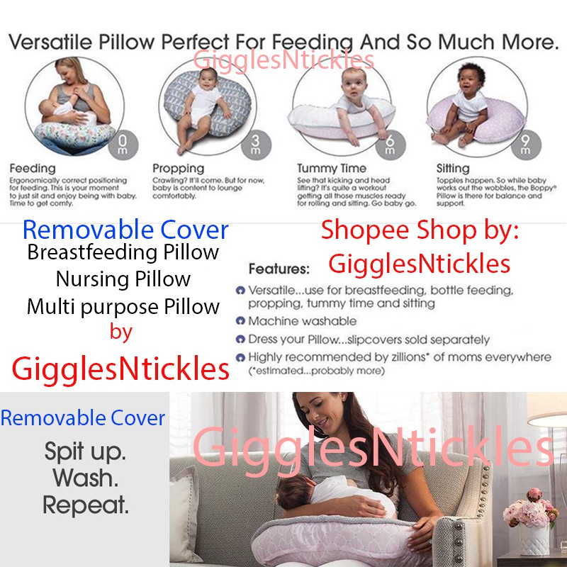 Infantino Elevate Adjustable Nursing And Breastfeeding Pillow With