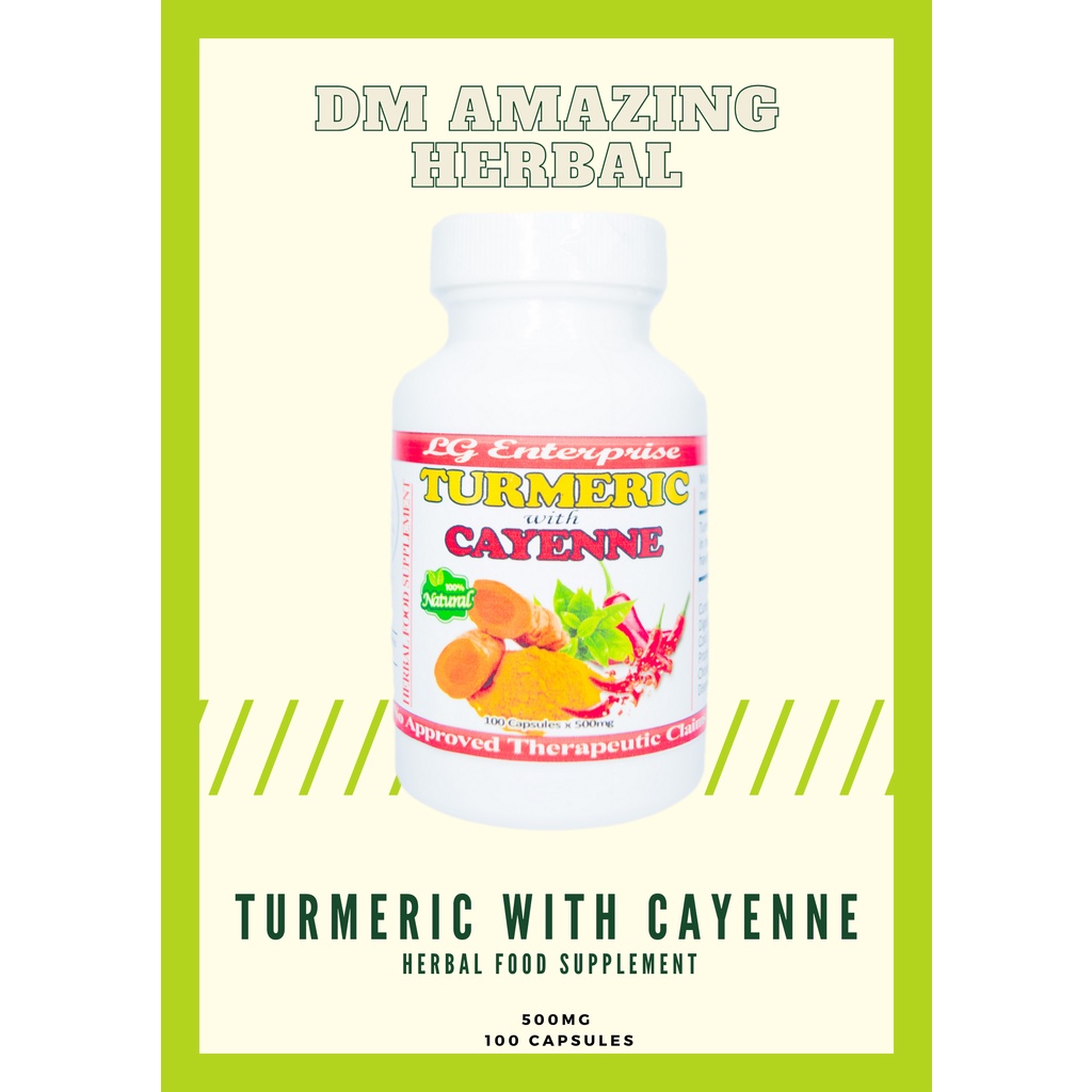 Turmeric Cayenne Enhances and Reliefs Digestion Improves Skin