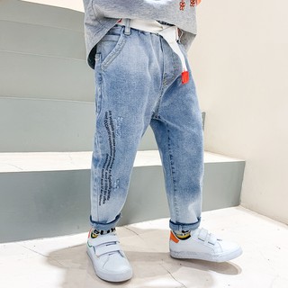 Dad Pants Boy Pants Spring Autumn 2020 New Spring Loaded Fashionable Children Jeans Male Spring Baby Spring Tide Shopee Philippines - dad pants roblox