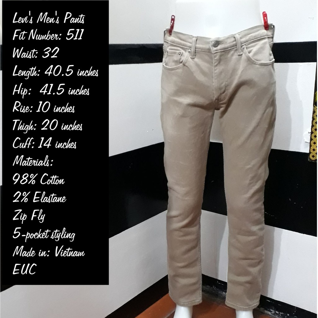 size 32 mens pants