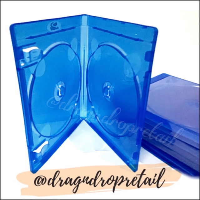 Blu Ray Dvd Double Blue Bluray Case By 10 S 10pcs Per Transaction Shopee Philippines
