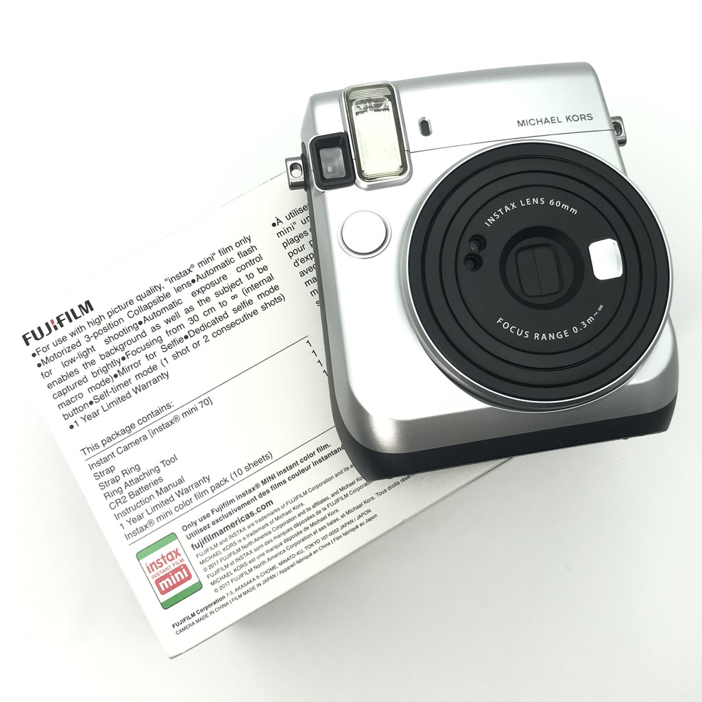 MICHAEL KORS X FUJIFILM Instax Camera (Silver) | Shopee Philippines