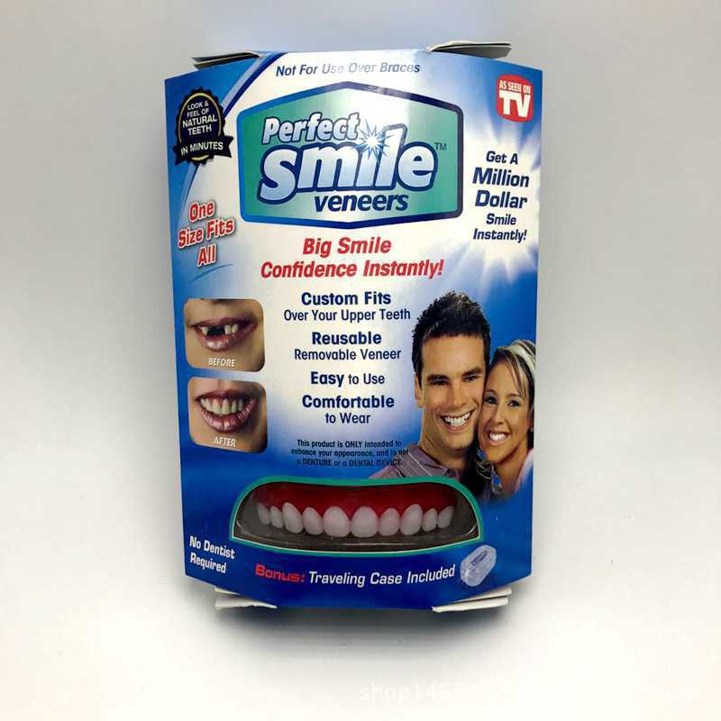 Instant Smile Comfort Fit Flex Teeth Top Cosmetic Veneer ...