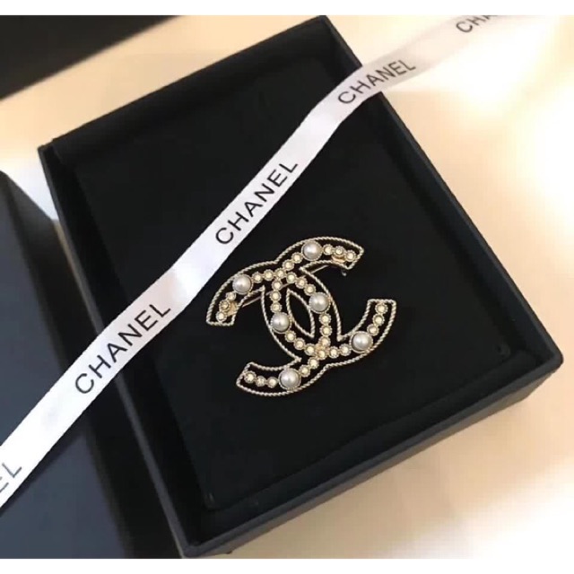 Chanel Inspired Brooch Pin Korean High Quality Fashion Jewelry CC Brooch Pin  | Shopee Philippines