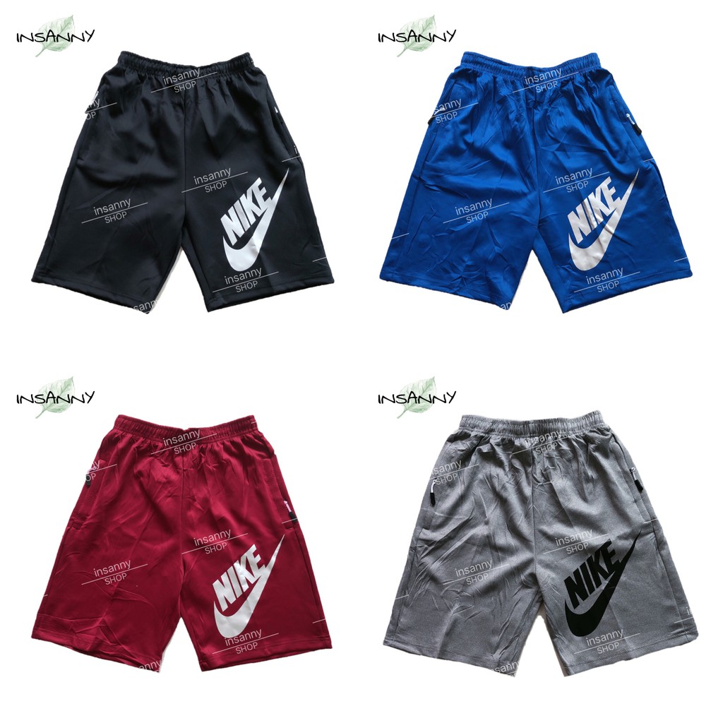 red nike jogger shorts