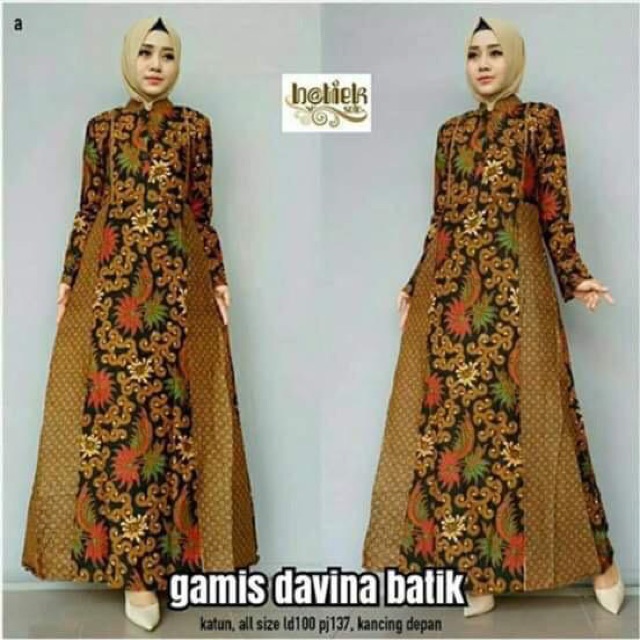 batik long dress