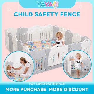 COD Play yard Baby Safety and sturdy playpen Slide Playground Playards fence Advanced materials