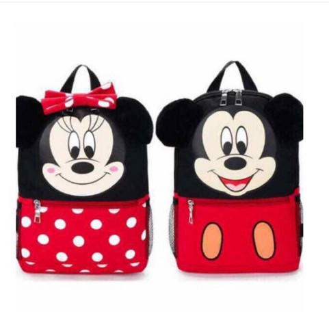 Wwfph Disney Mouse Character Backpack For School Kids Shopee