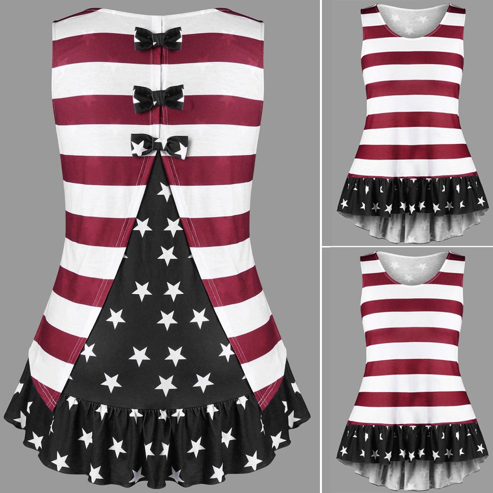 plus size patriotic tank tops