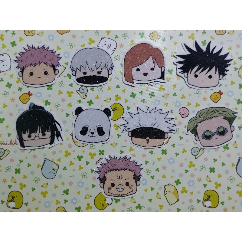 JUJUTSU KAISEN/JJK CHIBI Heads Sticker Set | Shopee Philippines