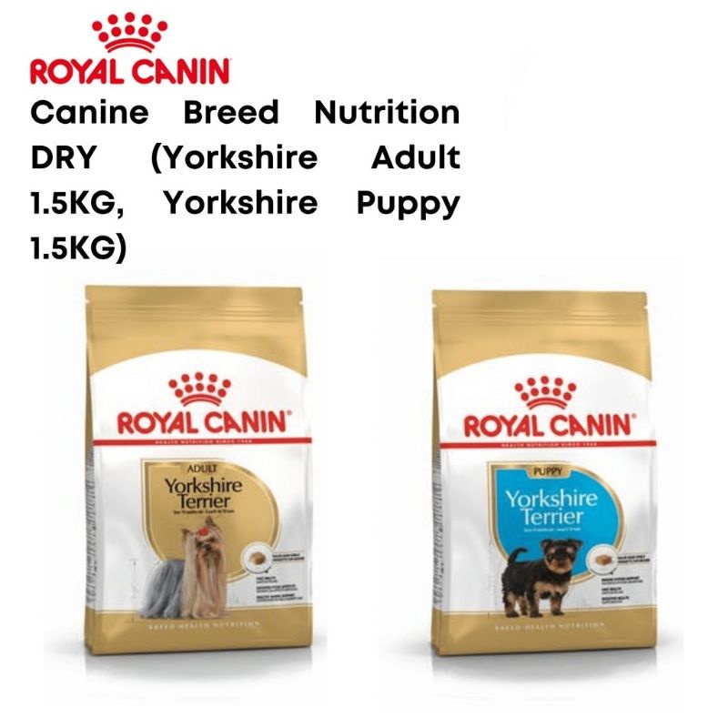 Royal Canin Dog Dry Food Yorkshire Terrier for Puppy & Adult 1.5kg
