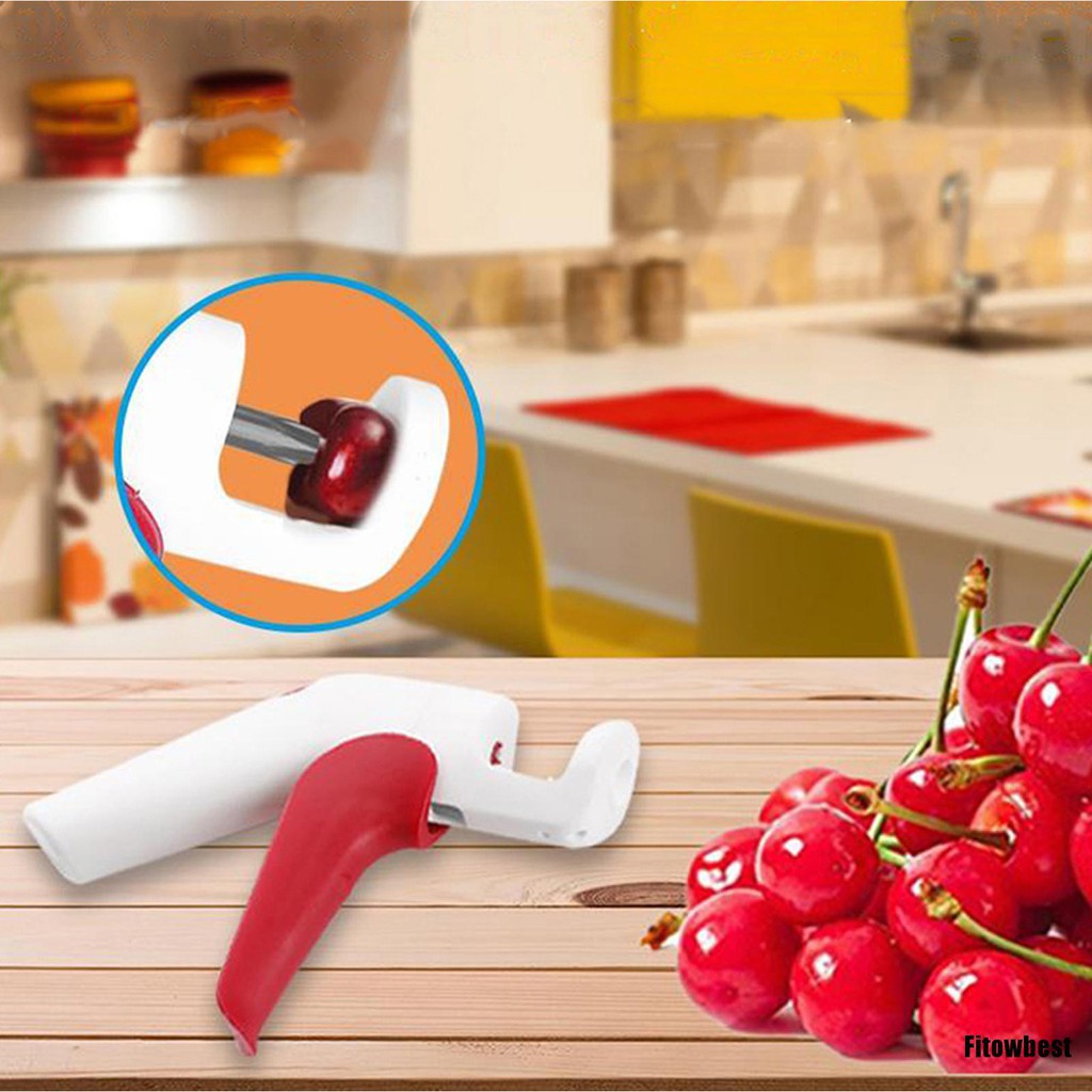 Fbph Plastic Cherries Pitted Fruits Tools Fast Remove Cherry Seed Remover Fruit Corer Daily Shopee Philippines
