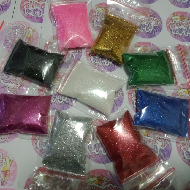 Glitters for Slime Ingredient & DIY arts & crafts | Shopee Philippines