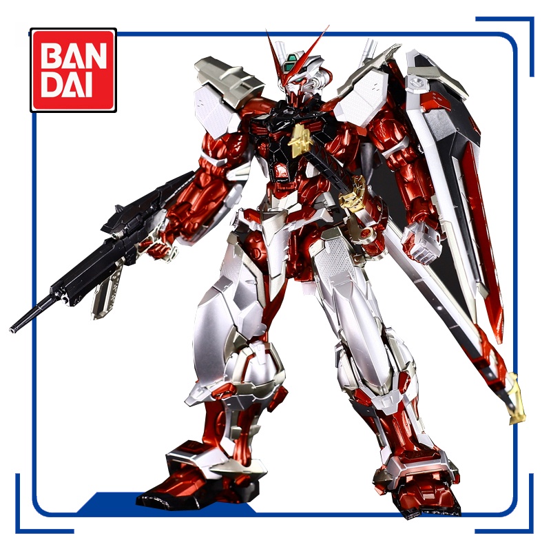 Bandai Hirm 1 100 Mbf-p02 Gundam Astray Red Frame Metal Coloring 