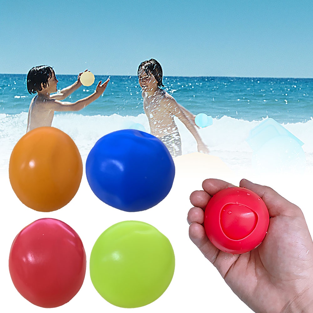 Water Bomb Splash Balls Reusable Water Balloons Kids Pool Toys Water 