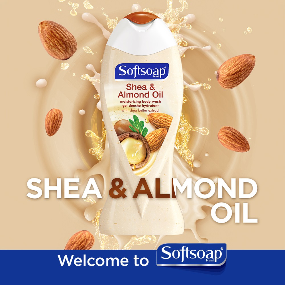 softsoap body wash shea & almond oil