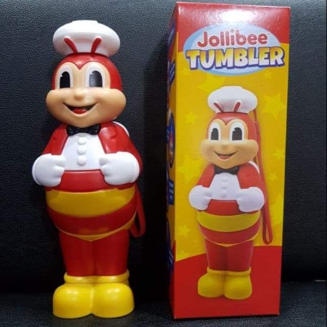 Jollibee Tumbler 3D with Strap Brand New in Box - Jolly Toy Collectible  Limited Jolli bee | Shopee Philippines