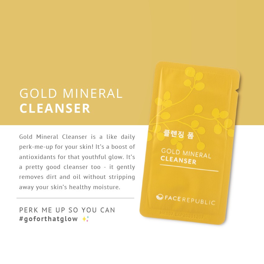 face republic gold mineral cleanser price