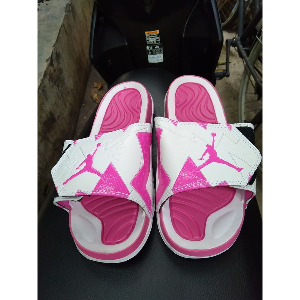 womens pink jordan slides