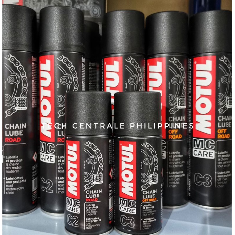 MOTUL C2 ON ROAD OFFROAD CHAIN LUBE MAINTENANCE 150ml 400ml Shopee Philippines