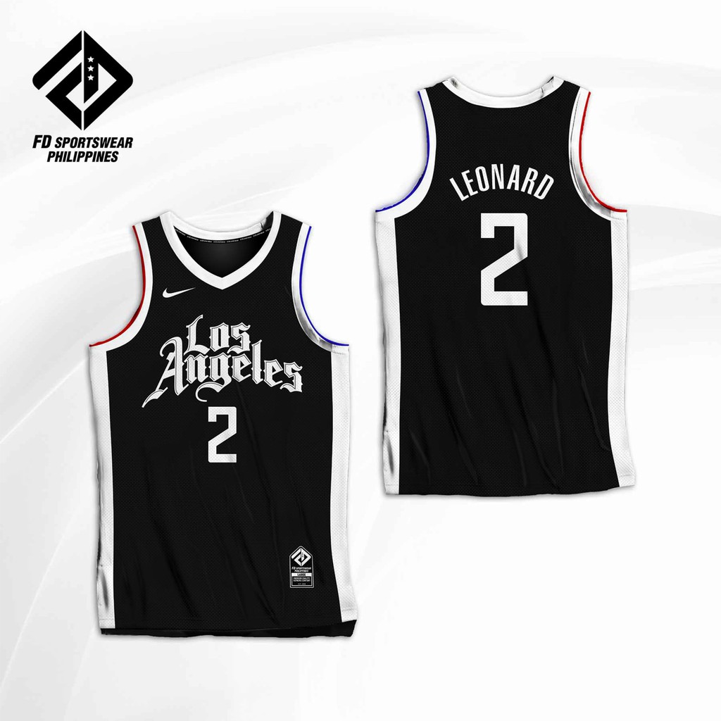 Los Angeles Clippers Kawhi Leonard 2020 2021 City Edition Full Sublimated Jersey Shopee Philippines