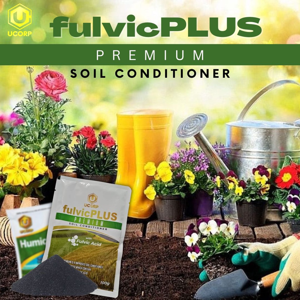 FulvicPlus Premium Organic Soil Conditioner (HumicPlus) Shopee