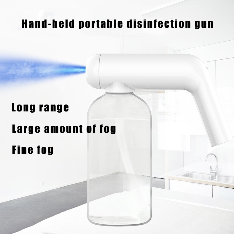 Disinfection sprayer nano atomizer disinfectant spray solution uv light