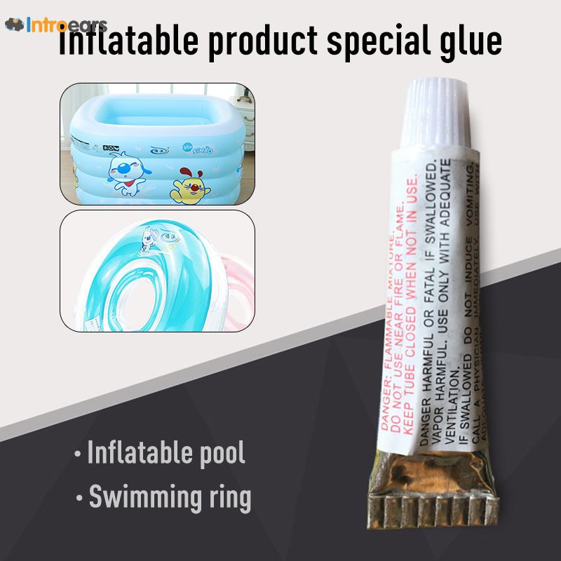 ͌ PVC Puncture Repair Patch Glue Kit For Inflatable Toy Swim Pool