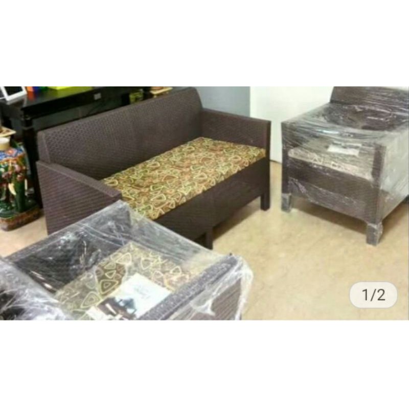 JOLLY RATTAN SALA SET (foam included) (FREE DELIVERY within METRO MANILA )