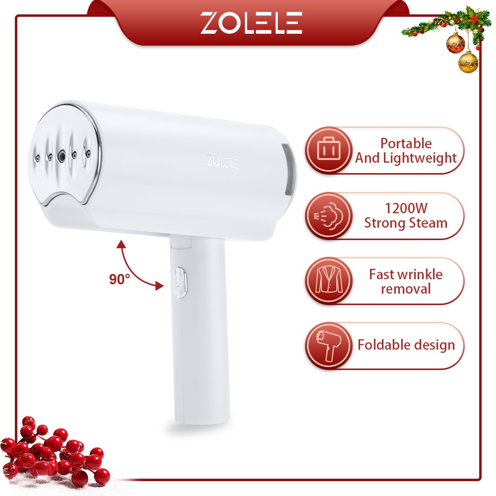 Zolele iron steam foldable 1200W steamer iron garment steamer handheld