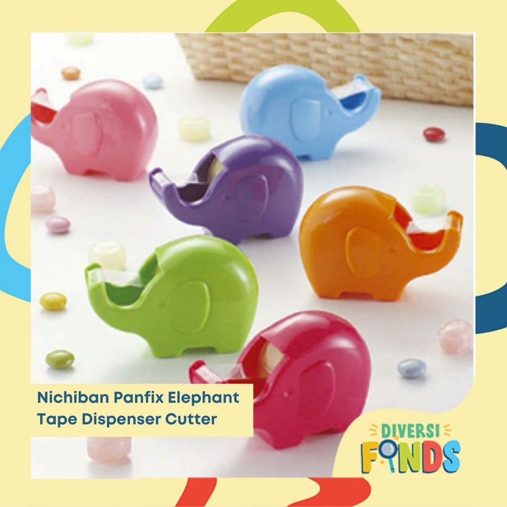 Nichiban Panfix Elephant Tape Dispenser with free Tape Shopee Philippines