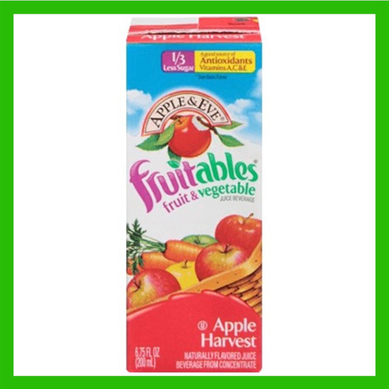 Apple & Eve Fruitables Apple Harvest Juice Drink 200ml Shopee Philippines